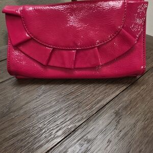 Baengaard Red Patten Long Wallet - Double Sided